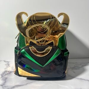 Loungefly Marvel Shine Loki Mini Backpack